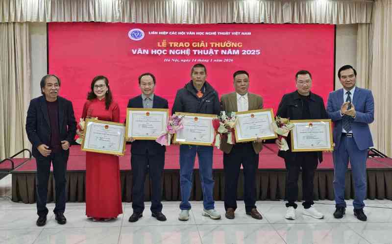 Quảng Trị đạt 4 giải tại Giải thưởng Văn học Nghệ thuật năm 2025